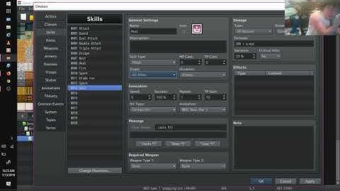 Rpg maker mv tutorial ep 6 Enemies and basic skills