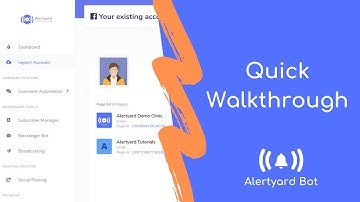Quick Walkthrough | Alertyard Bot | Facebook Page Management & Messenger Chat-Bot Platform