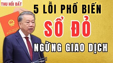 Vì Sao Có Sổ Đỏ Vẫn Bị Từ Chối Chuyển Nhượng? Sự Thật Khiến Nhiều Người Sốc