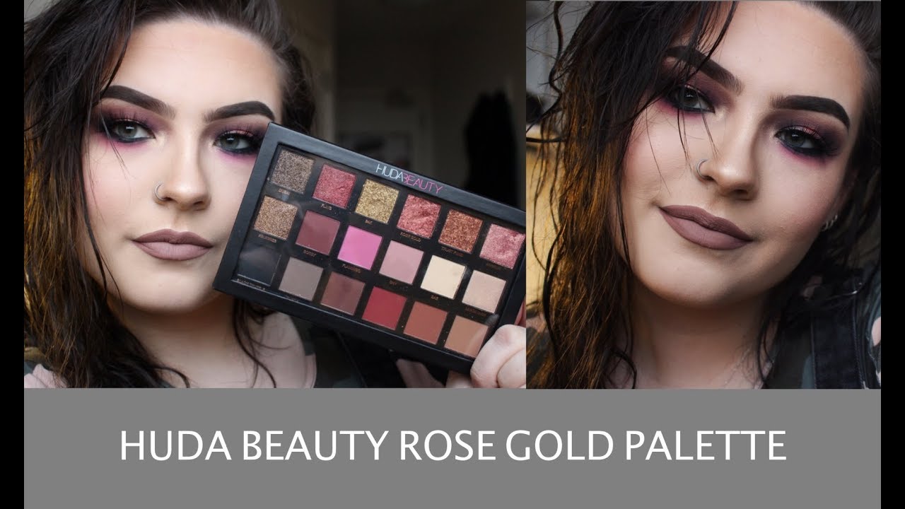 Huda Beauty Rose Gold Palette Tutorial Chelsea Whittle