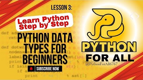 Python Data Types for Beginners
