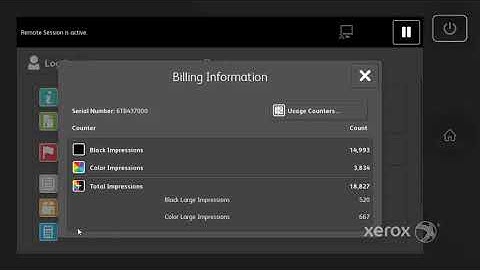 Xerox® AltaLink® C8070 Family Billing and Usage Meters No Audio
