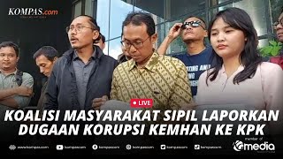 🔴LIVE - Koalisi Masyarakat Sipil Laporkan Dugaan Korupsi Pembelian Jet Tempur di Kemhan ke KPK screenshot 3