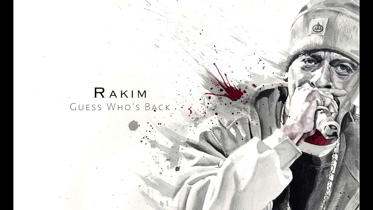 Rakim. Watercolor portrait painting