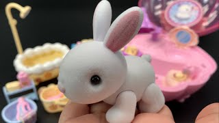 13 Minutes Satisfying with Unboxing Cute  Rabbit Shell House ASMR (no music)