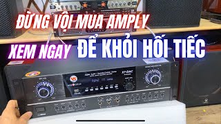 Nhiều người mua amply đã hối hận khi xem video này quá muộn, đẩy liền vang X7 DAC