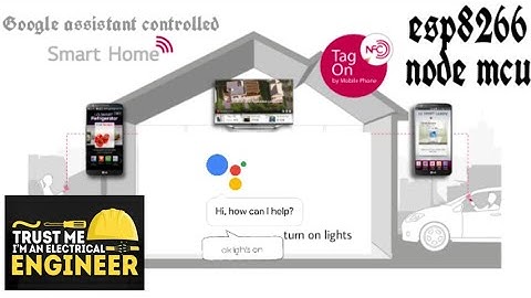 Smart home with Google assistant|| IOT internet of things|| BLYNK || node MCU - esp8266 WiFi module
