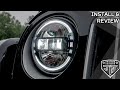 NEW STYLE Jeep Wrangler LED Headlights -- Install, Testing, and Review