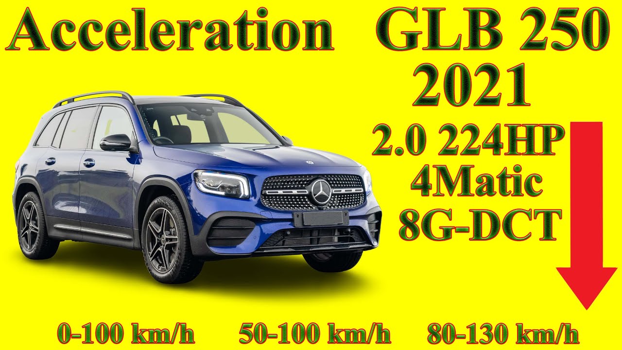 Mercedes GLB ACCELERATION 2021 GLB 250 4Matic 224HP 0-100 km/h **IDT Review**
