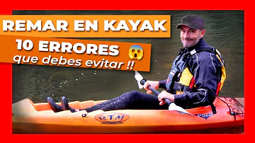 ¿Qué no hacer en kayak?