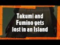 Takumi and Fumino lost on an Island