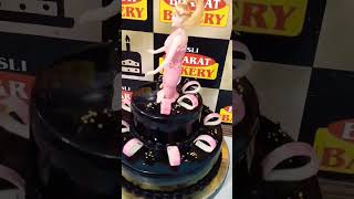 Chocolate cake decoration pink doll custmer special cake 2023shortsvideo viral chef mohan