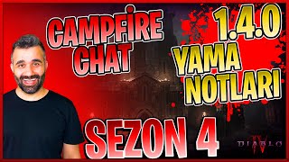 1.4.0 Patch Notes & Geliştirme Güncellemesi - Diablo 4 Season 4