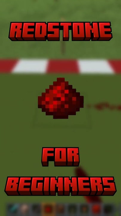 REDSTONE FOR BEGINNERS: Redstone Dust - YouTube