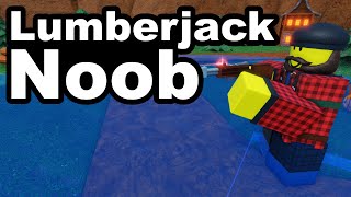 Lumberjack Noob - Shotgun Tower │ OLD Noob Warfare Roblox by Trier 598 views 1 year ago 1 minute, 40 seconds