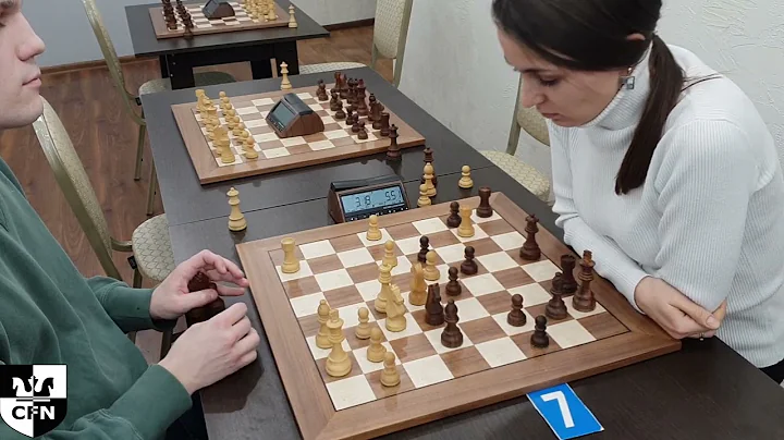 A. Burtov (1340) vs Y. Zhuravleva (1546). Chess Fi...