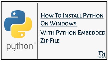 How to Install python on windows with python embedded Zip file | install python safely