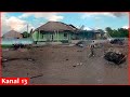 Footage from the fully destroyed russian base in zaporizhzhia following himars strike