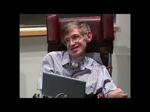 Stephen Hawking speaks