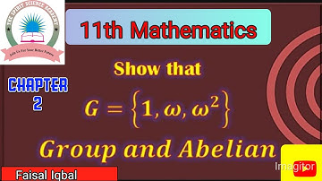 Cube root of Unity is an Abelian Group Under Multiplication