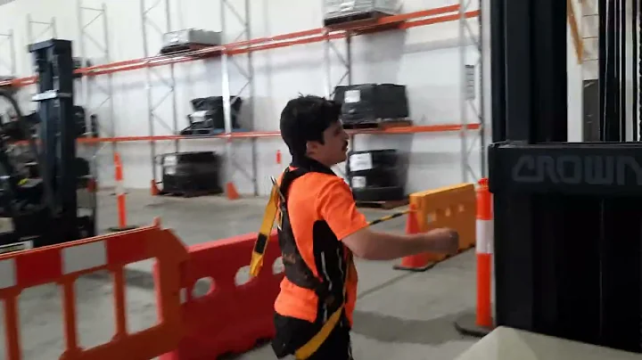 Order picker pre operational check.