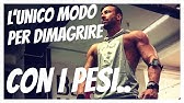 TRUCCHI per DIMAGRIRE coi PESI in POCO TEMPO - YouTube