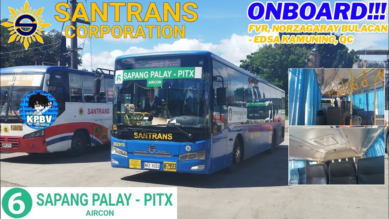 ONBOARD!! Bus Ride Santrans 202915 (Golden Dragon XML6125J28C Chuanliu) || FVR - EDSA KAMUNING