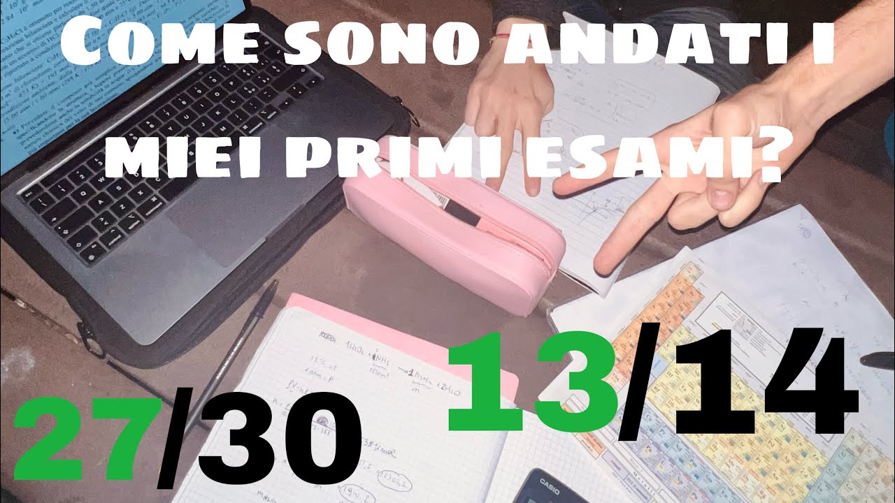 I miei primi ESAMI all'università: ecco come mi sono preparata!