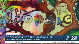 Arizona fifth-grader selected as 'Doodle 4 Google 2023' state winner