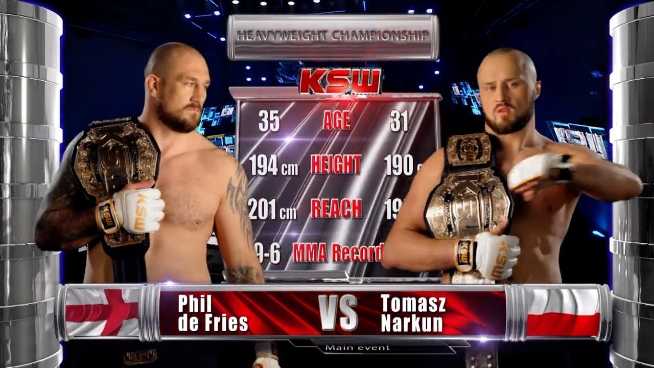 KSW Free Fight Phil De Fries vs