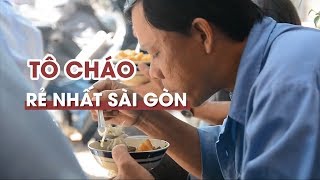 Quán cháo 5 ngàn không bàn ghế, hơn 40 năm đông nghịt người ăn