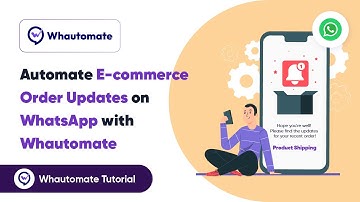 How to Automate Order Update in Whautomate | E-commerce Shop in WhatsApp