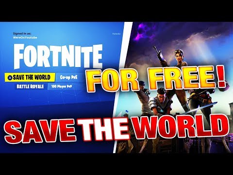 how-to-get-fortnite-save-the-world-for-free!-(release-date,-friend-codes-&-glitches)-*working-2018*