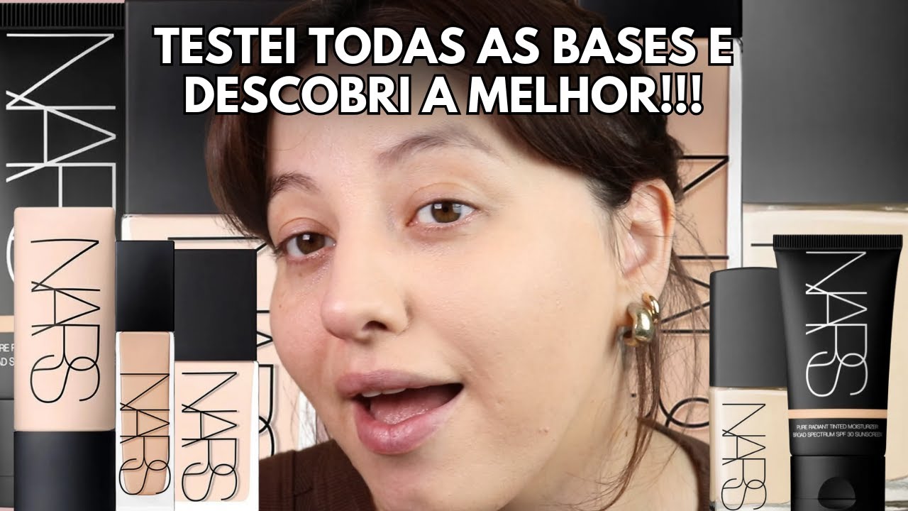 QUAL A MELHOR BASE NARS: RESENHA DE TODAS AS BASES