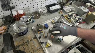 Tale of the transformers.  Cutting transformers to recover the copper.