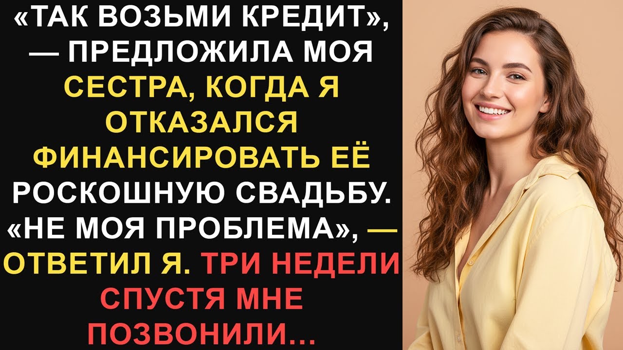 «Возьми кредит», — предложила моя сестра, когда я отказалась дать ей деньги... Лучшие истории Reddit