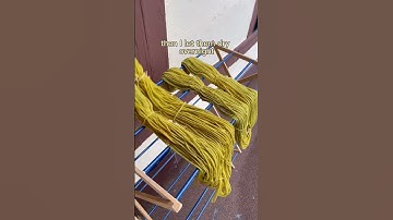 how i dye my yarn