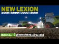 14 nouvelles claas lexion de 313  790 chevaux  8000 7000 6000  5000