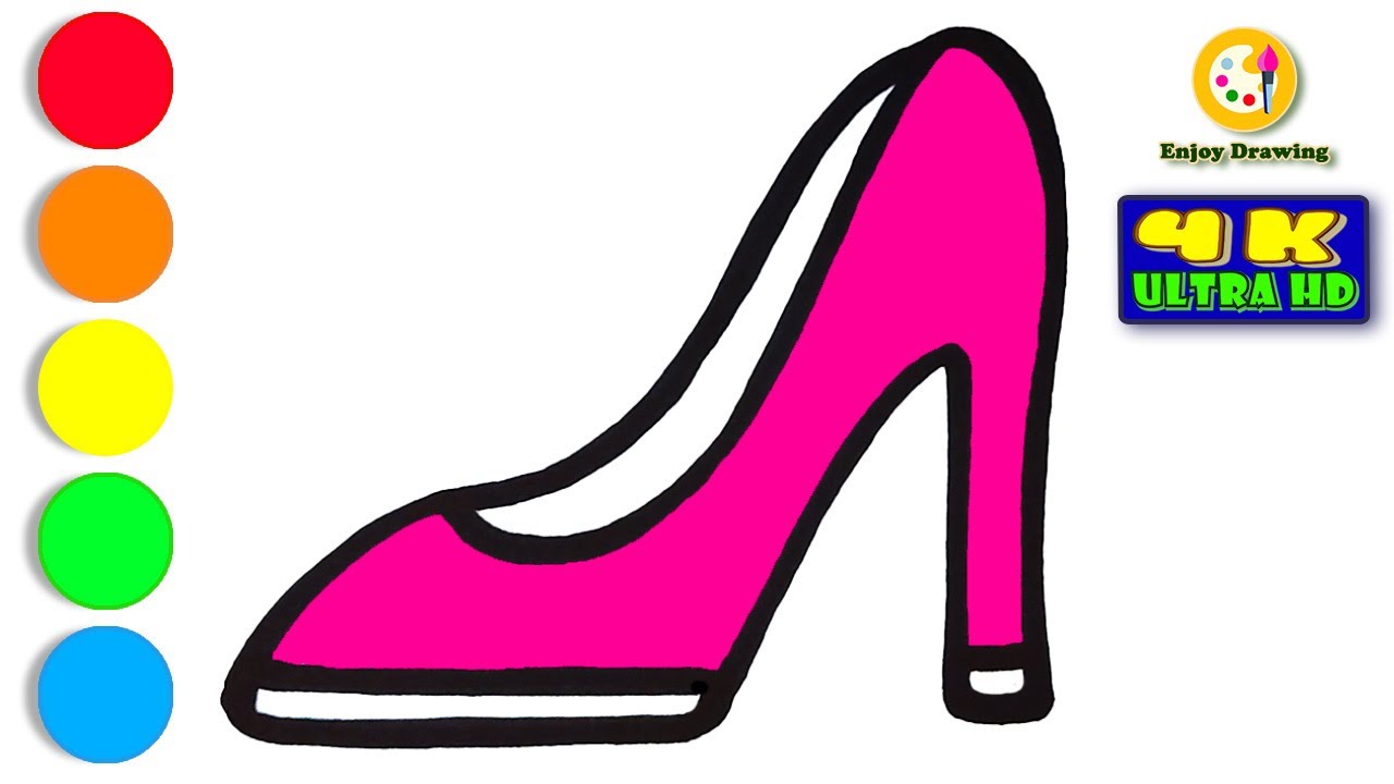 Cartoon Hand Drawn Cute Line Drawing Collection Of All Kinds Of Women S  High Heeled Shoes, Wing Drawing, Shoe Drawing, Shoes Drawing PNG and Vector  with Transparent Background for Free Download
