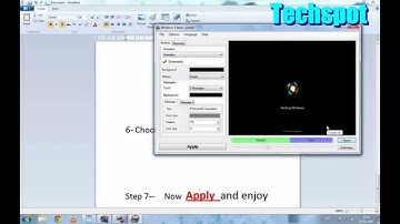 How to change Windows 7 Boot Animation
