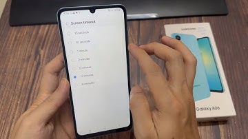 How To Change Screen Timeout Period On Samsung Galaxy A06