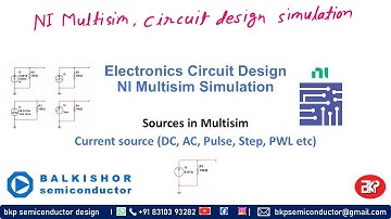 023: Different Current sources in NI Multisim