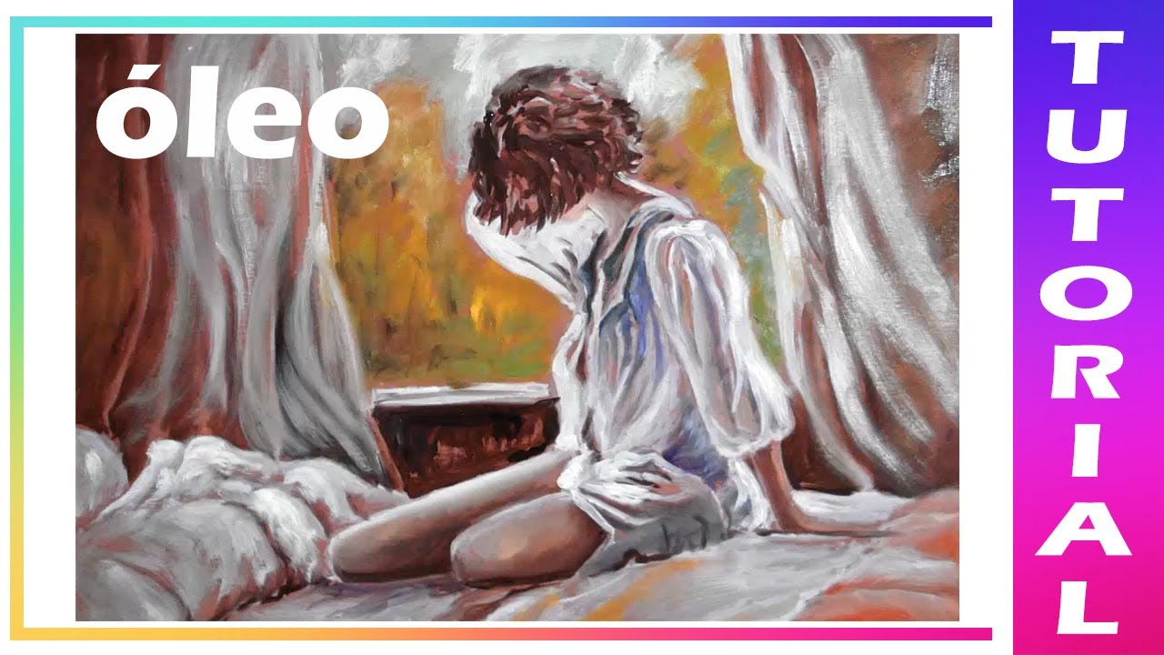 Como Pintar En óleo Mujer Paso A Paso Con Efecto Anticerne Youtube