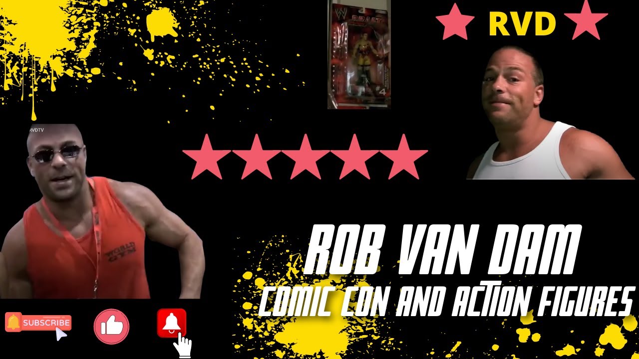 Rob Van Dam - Comic Con and Action Figures - RVDTV