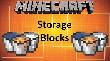 Minecraft: STORAGE BLOCKS MOD