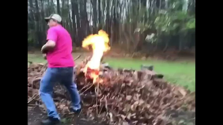 Terry starting a fire bout went bad bless him 1734...