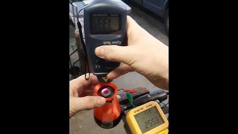 Bench Anemometer Test