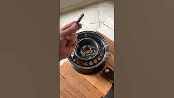 How to install a tire valve stem