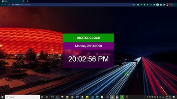 Create A Digital Clock With JavaScript, HTML & CSS - JS Tutorial