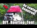 Super Cheap DIY Rooftop Tent!!